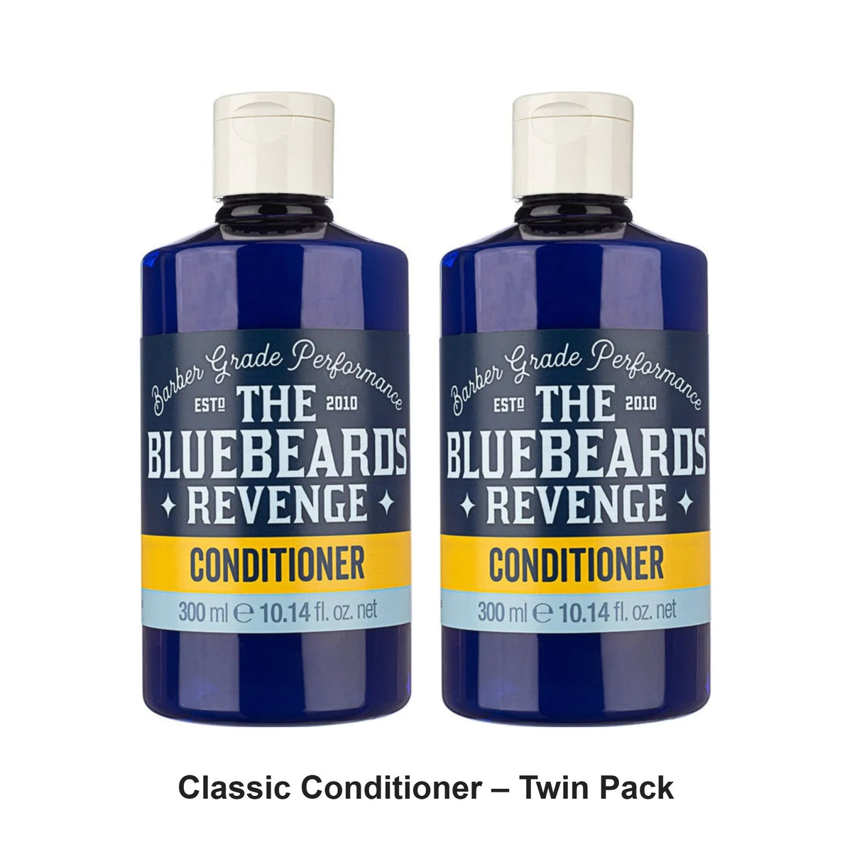 The Bluebeards Revenge - Classic Conditioner – Twin Pack (2 x 300ml) – bundle contents: 2 x The Bluebeards Revenge - Classic Conditioner 300ml
