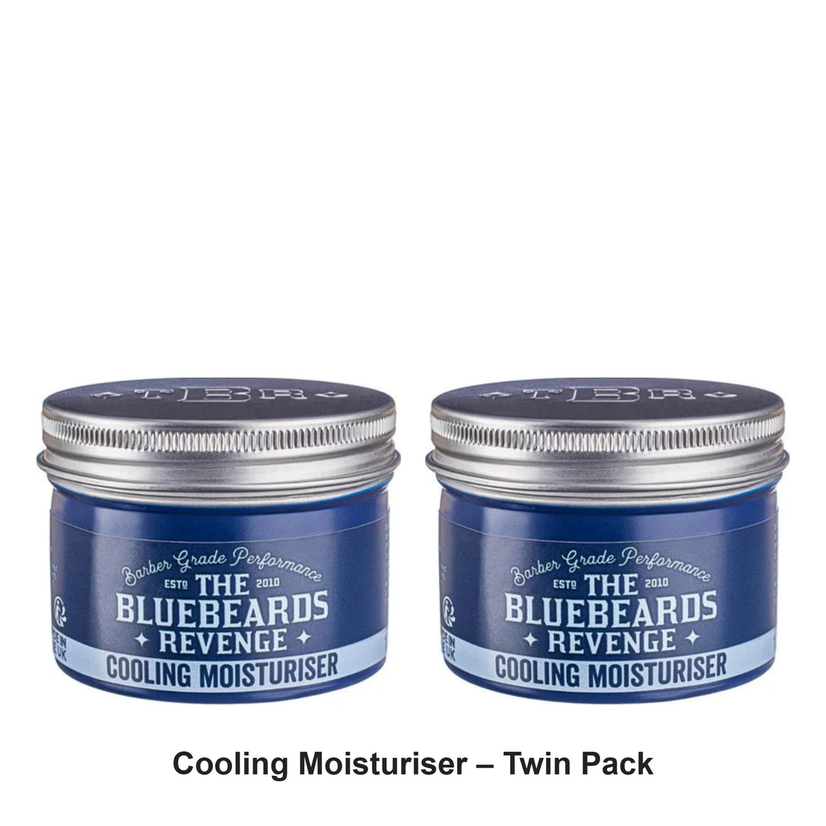 The Bluebeards Revenge - Cooling Moisturiser – Twin Pack (2 x 100ml) – bundle contents: 2 x The Bluebeards Revenge - Cooling Moisturiser 100ml
