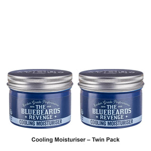 The Bluebeards Revenge - Cooling Moisturiser – Twin Pack (2 x 100ml) – bundle contents: 2 x The Bluebeards Revenge - Cooling Moisturiser 100ml