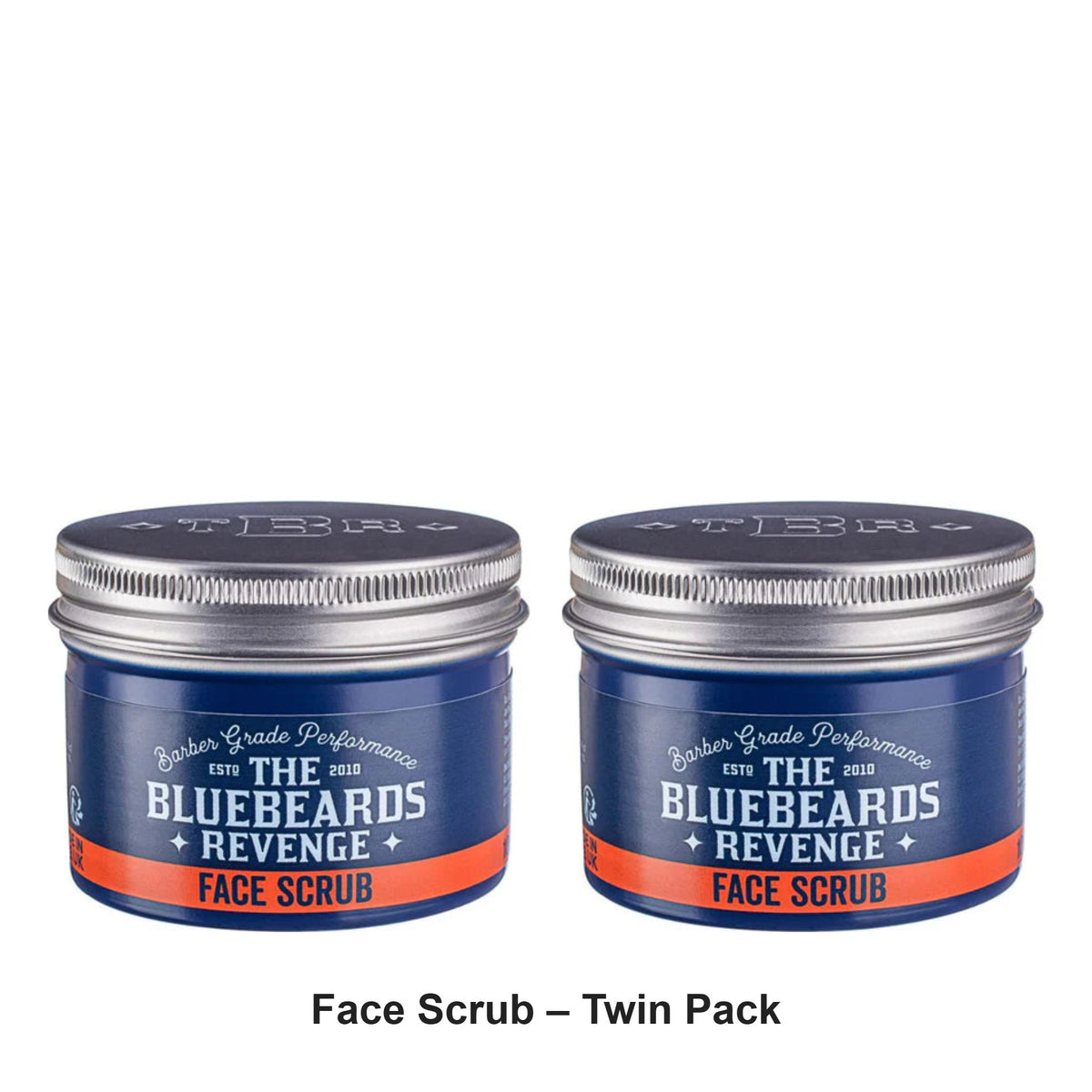 The Bluebeards Revenge - Face Scrub – Twin Pack (2 x 100ml) – bundle contents: 2 x The Bluebeards Revenge - Face Scrub 100ml