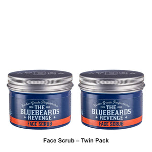 The Bluebeards Revenge - Face Scrub – Twin Pack (2 x 100ml) – bundle contents: 2 x The Bluebeards Revenge - Face Scrub 100ml