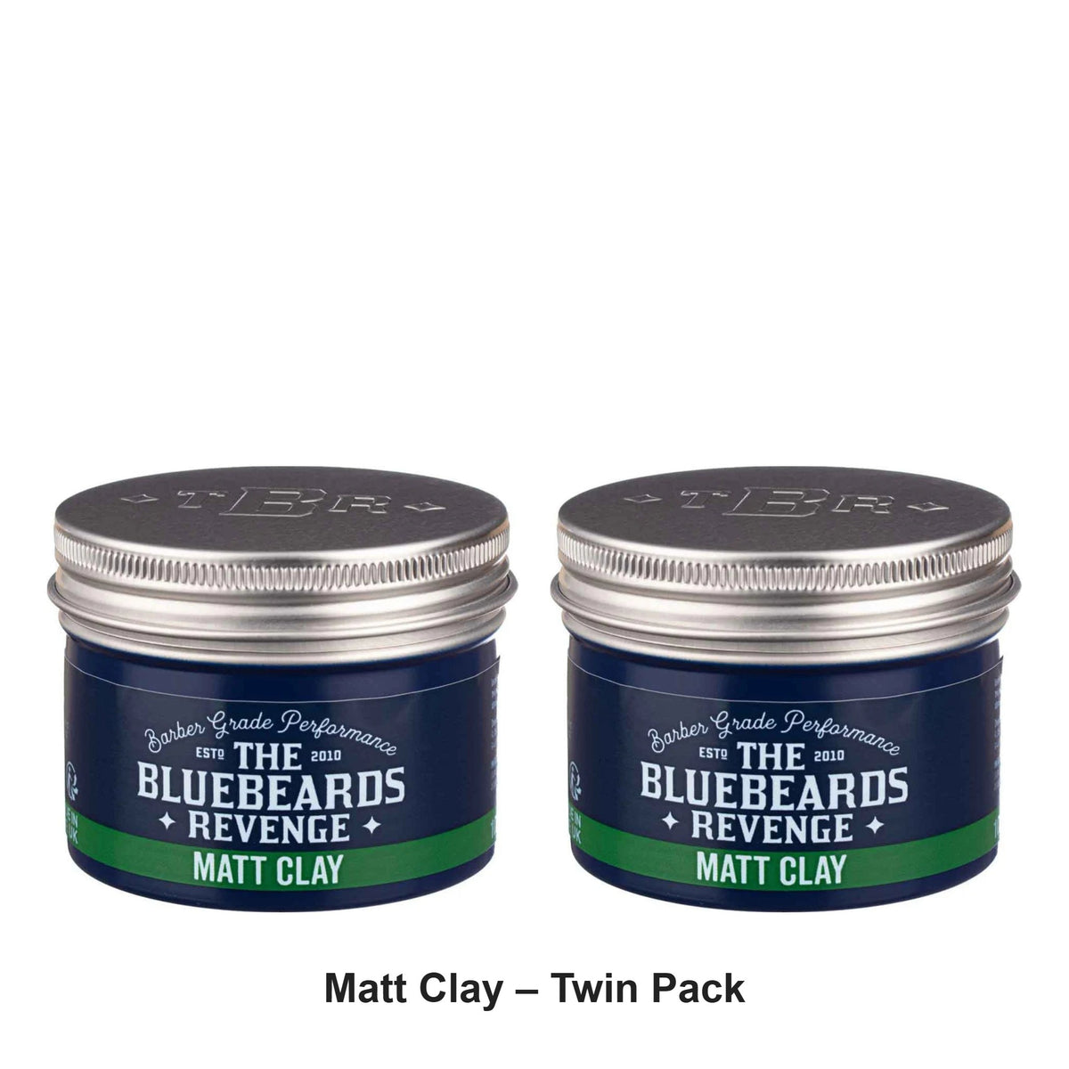 The Bluebeards Revenge - Matt Clay – Twin Pack (2 x 100ml) – bundle contents: 2 x The Bluebeards Revenge - Matt Clay 100ml