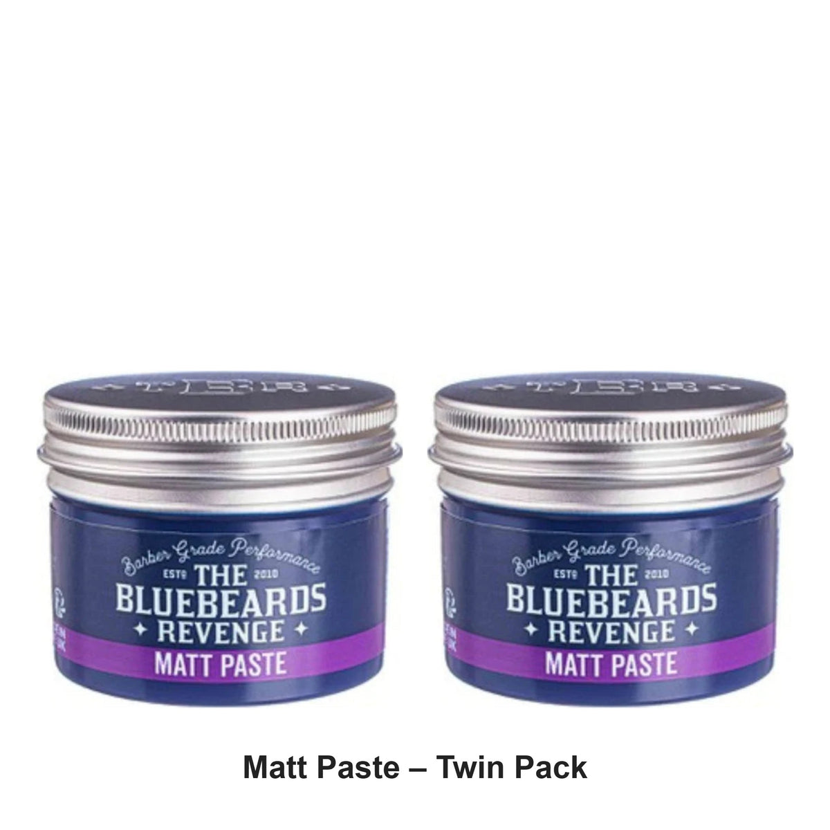 The Bluebeards Revenge - Matt Paste – Twin Pack (2 x 100ml) – bundle contents: 2 x The Bluebeards Revenge - Matt Paste 100ml