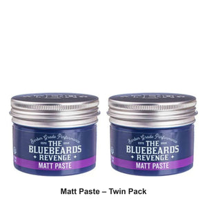 The Bluebeards Revenge - Matt Paste – Twin Pack (2 x 100ml) – bundle contents: 2 x The Bluebeards Revenge - Matt Paste 100ml