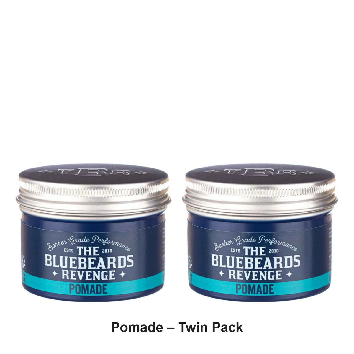 The Bluebeards Revenge - Pomade – Twin Pack (2 x 100ml) – bundle contents: 2 x The Bluebeards Revenge - Pomade 100ml
