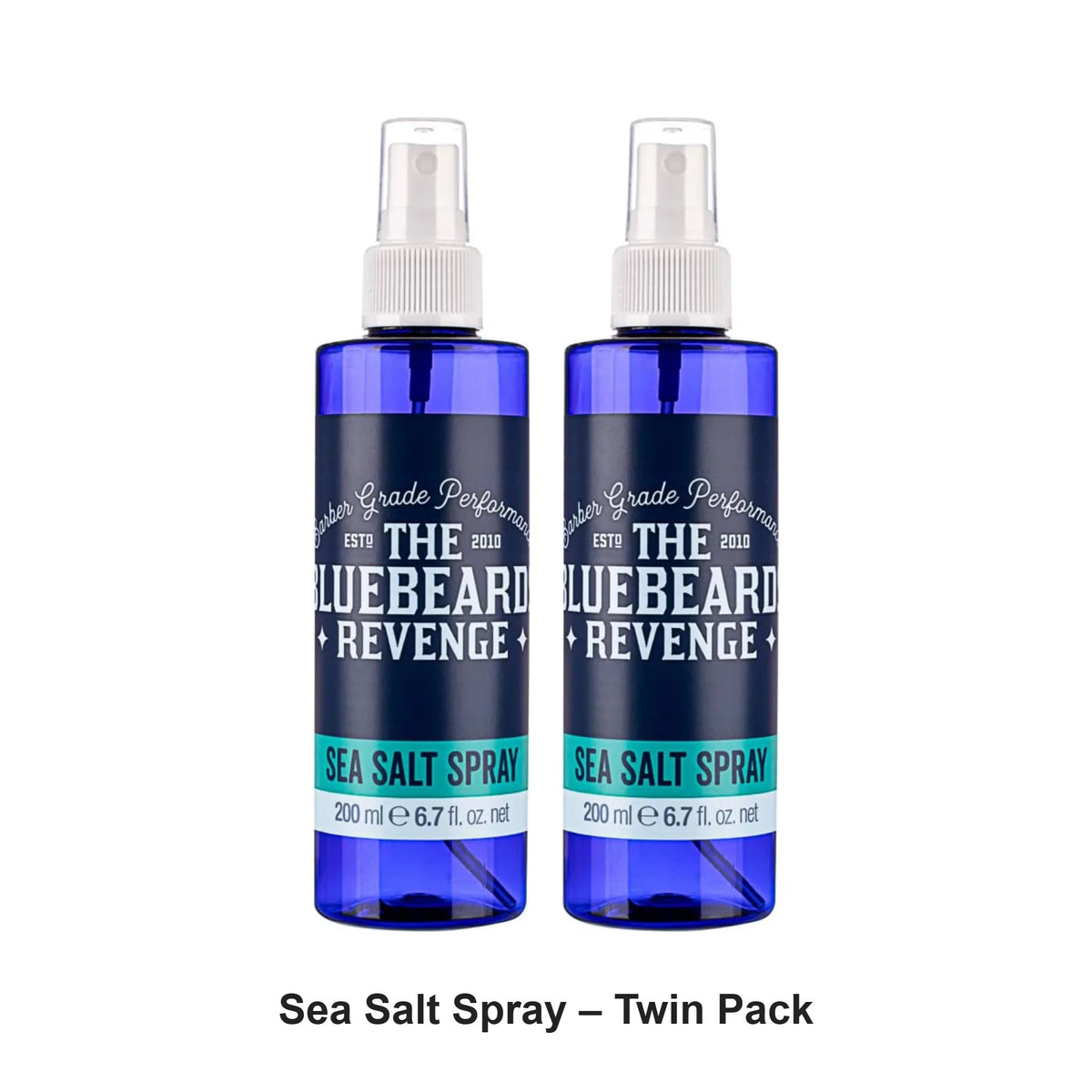 The Bluebeards Revenge - Sea Salt Spray – Twin Pack (2 x 200ml) – bundle contents: 2 x The Bluebeards Revenge - Sea Salt Spray 200ml
