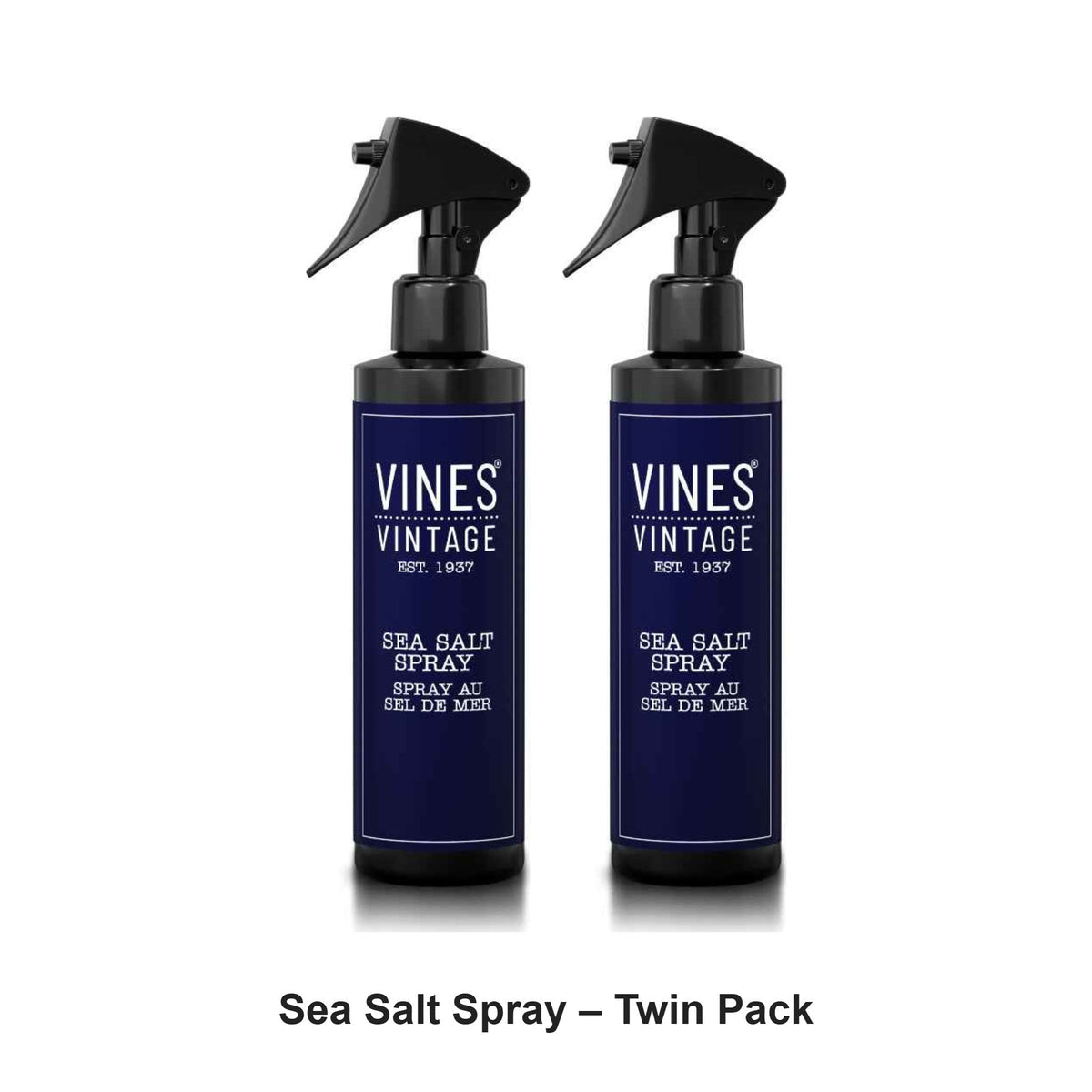 Vines Vintage - Sea Salt Spray – Twin Pack (2 x 250ml) – bundle contents: 2 x Vines Vintage - Sea Salt Spray 250ml