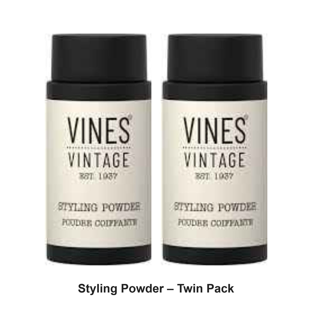 Vines Vintage - Styling Powder – Twin Pack (2 x 15g) – bundle contents: 2 x Vines Vintage - Styling Powder 15g