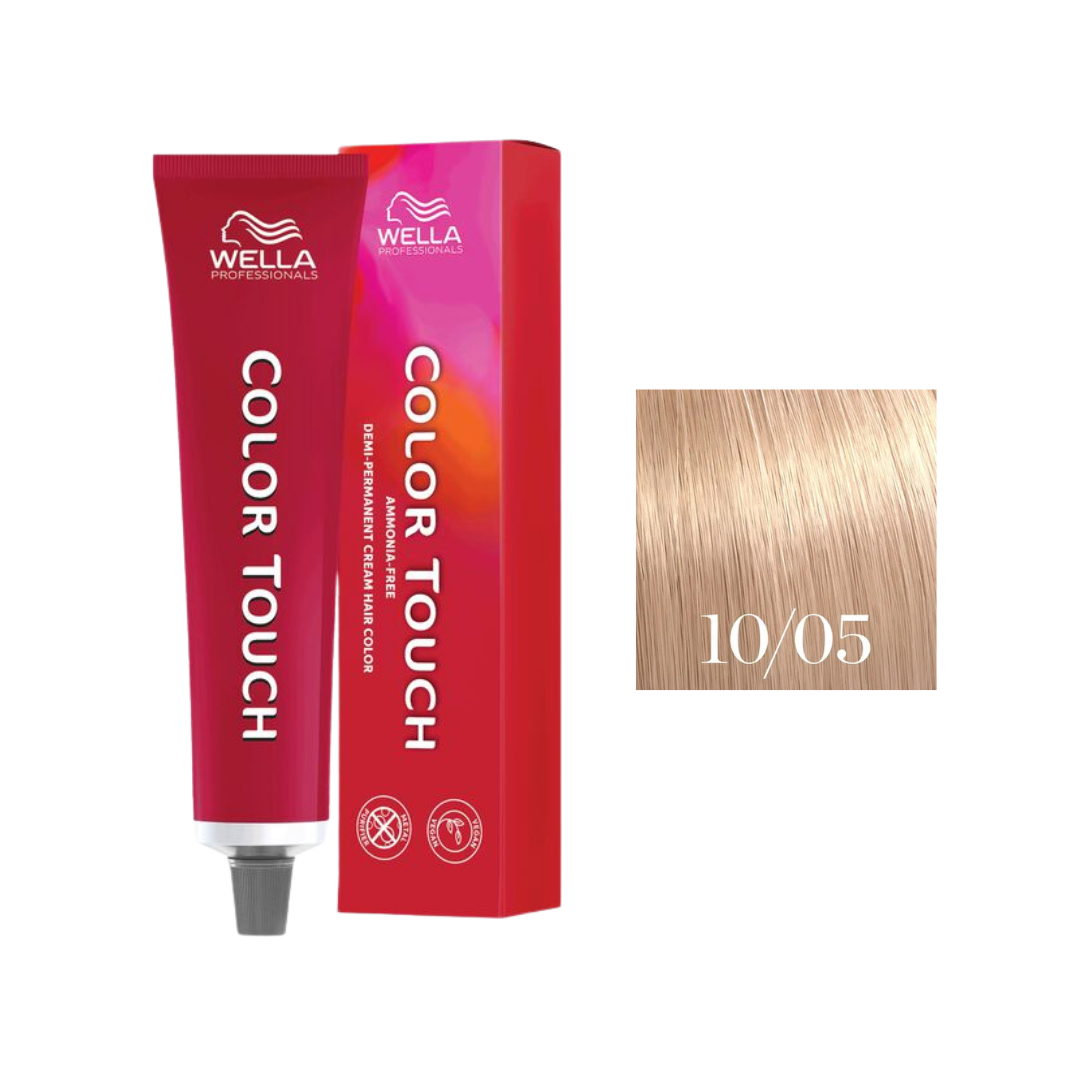 Wella Professionals - Color Touch 10/05 Lightest Blonde Natural Mahogany 60ml – product image