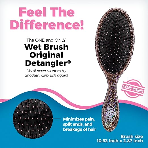 Wet Brush Awestruck Shimmer Detangler Gold - image 2