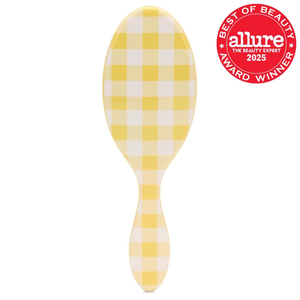 Wet Brush Coastal Charm Detangler Golden Gingham - image 2