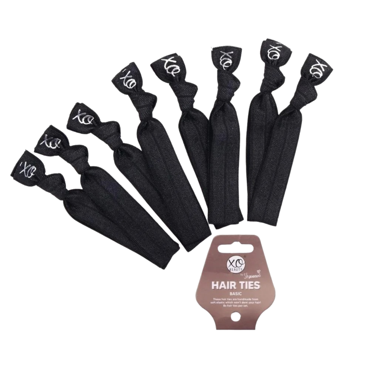 xoBeauty - Hair Ties Basic 8pc – product image