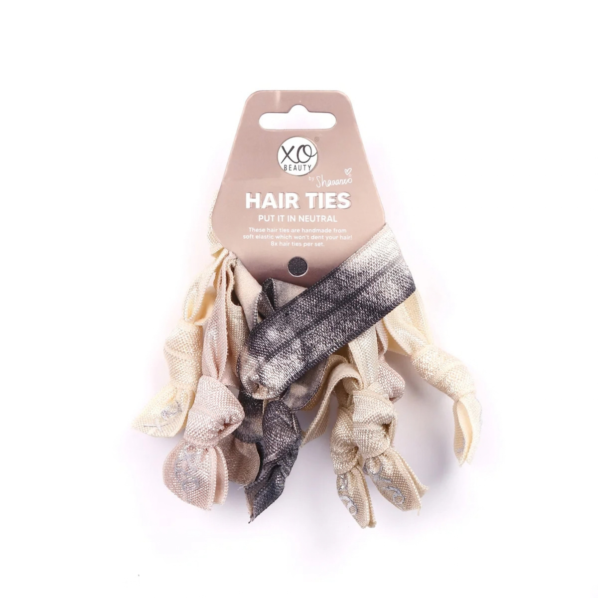 xoBeauty - Hair Ties Put It In Neutral 8pc – product image